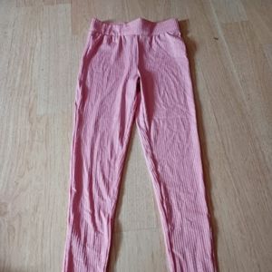 Woman's pink sparkle dress pants